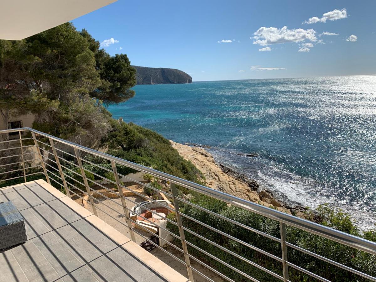 Moraira Sea Front, First Line, Air Conditioning, Heating, First Floor, 2 Habs 4Beds Kültér fotó